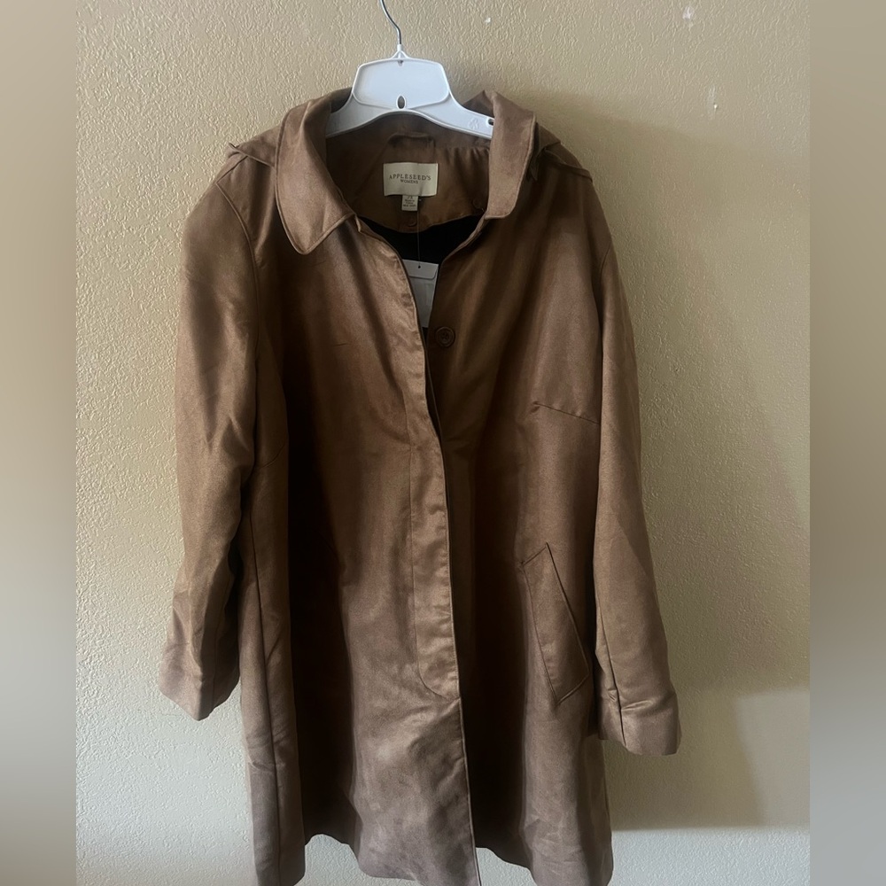 Brown all weather coat